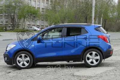 Защита порогов вогнутые Ø51 мм Opel Mokka (нержавеющая сталь)