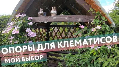 Арки и опоры для плетистых роз и клематисов | Розовый сибирский сад | Дзен