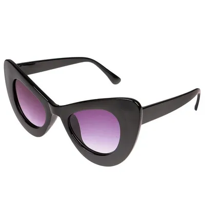 Солнцезащитные очки женские в изящной пластиковой оправе Кошачий глаз/  Актуальные цвета купить по цене 490 ₽ в интернет-магазине KazanExpress
