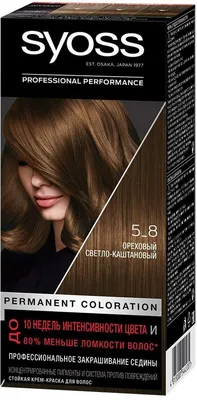 Купить краска для волос SYOSS, тон 5-8 Ореховый светло-каштановый 2077734 в  интернет-магазине ОНЛАЙН ТРЕЙД.РУ