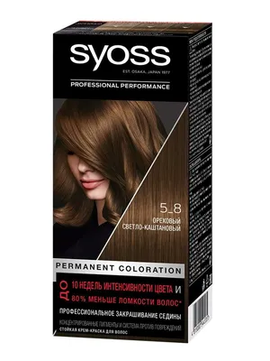 Крем-краска для волос Сьёсс Color ореховый светло-каштановый 5-8, 115мл -  купить с доставкой в Самаре в Перекрёстке