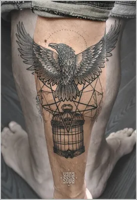 Татуировки с орлом - символ силы и свободы - tattopic.ru