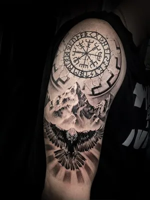 Татуировка орёл на плече | Tattoos, Animal tattoo