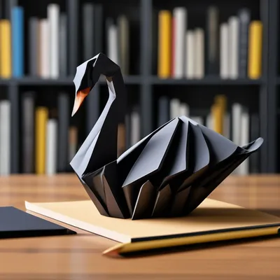 Как сделать лебедя из бумаги своими руками. Оригами лебедь - YouTube