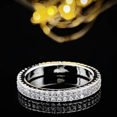Оригинальное золотое кольцо с бриллиантом 0.03ct Cartier – купить по цене  79 500 ₽ с доставкой в интернет-магазине Mister Diamond