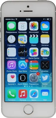 Дисплей iPhone 5S в сборе ОРИГИНАЛ OEM (черный) Переклейка