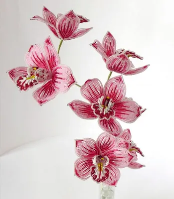 Орхидея из бисера (110 фото): мастер-класс с пошаговым описанием, схемами  плетения орхидеи + советы и инструкции
