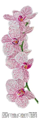 Орхидея из бисера в керамике - 1600 грн, купить на ИЗИ (34840586)