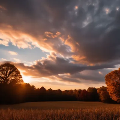 Осеннее небо. | Архитектурные эскизы, Небо, Осень