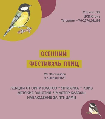 Осенние птицы, акварель — Юлия Беленкова на TenChat.ru