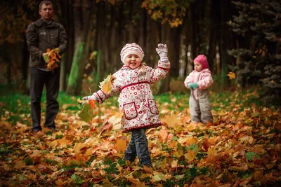 Детская фотосессия, семейный фотограф. В гостях у осени