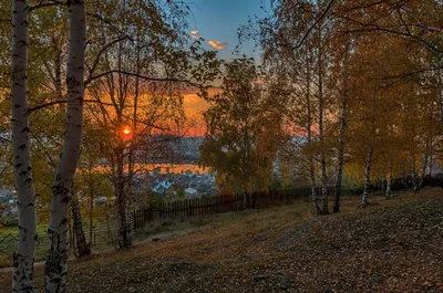 Прекрасный осенний закат за городом 😍 #фотография@smi40 | Типичный Обнинск  | ВКонтакте