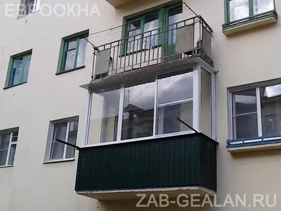 Алюминиевые балконы 27 фото