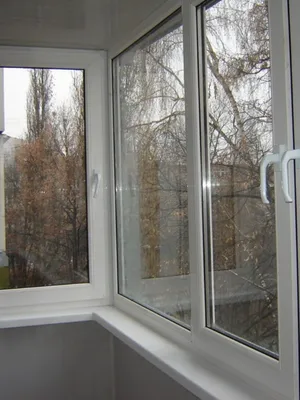 Остекление балкона алюминиевым профилем. 3200x700х1500 мм.