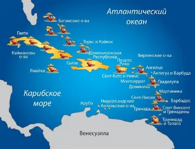 Карибское море – где находится, острова и страны, отдых | MirPlaneta