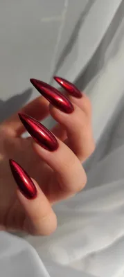 Роскошные 3D сексуальные красные стразы, очень длинные острые ногти-стилеты,  накладные ногти, остроконечные стилеты, нажмите на пальцы | AliExpress