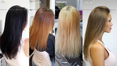 Осветление волос по этапам | Собея