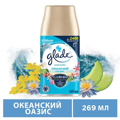 Освежитель воздуха GLADE Ландыш 300 мл 1/12 - купить недорого в ТД Гермес