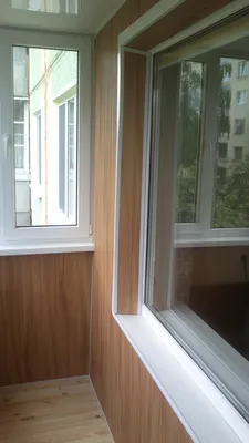 Внутренняя отделка балконов и лоджий панелями ПВХ в Москве