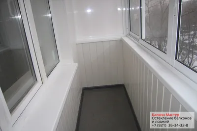 Отделка балкона панелями ПВХ в СПб — «Балкон Мастер»