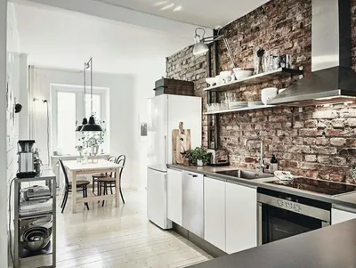Отделка стен на кухне: обзор современных материалов + 40 фото в интерьере |  РЕМОНТ КУХНИ | Дзен
