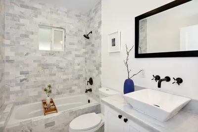 Дизайн ванной комнаты с плиткой - 40+ фото-идей для современного интерьера
