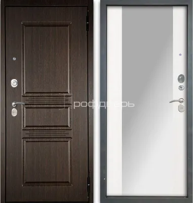Варианты внутреннего и внешнего оформления входной двери в квартиру