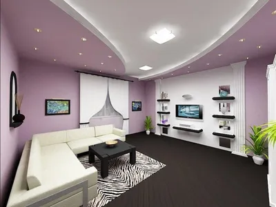 Красивый дизайн зала в квартире - 77 фото