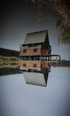 Отражение в воде (картина) — Саймон Комб