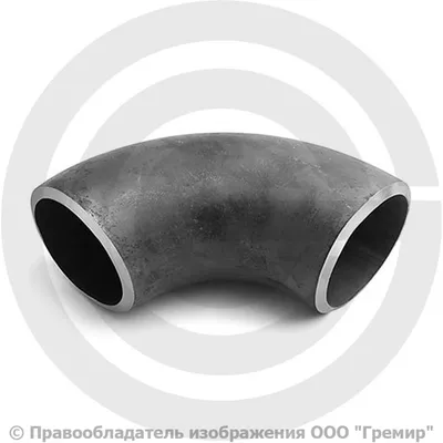 Отвод П90 76х6 (Ду-65) стальной (Ст.20) 90 градусов ГОСТ 17375 | Гремир