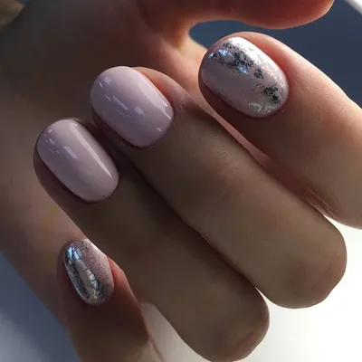 Glossy Short Oval Fake Nails Tender Pinkish Press Nails Full - Temu