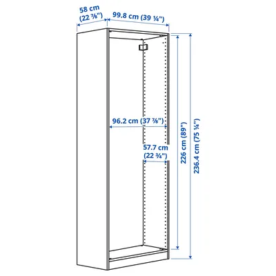 IKEA PAX ПАКС Гардероб угловой 893.313.51