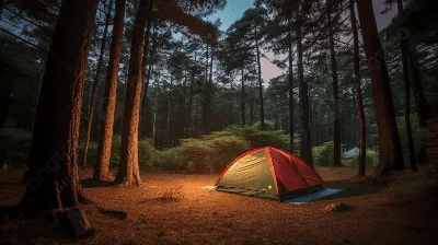 Отдых в лесу с палатками: как организовать палаточный лагерь