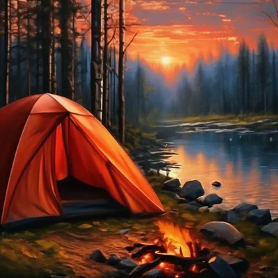 гамак отдых лес Карелия Россия палатка лето Photos | Adobe Stock