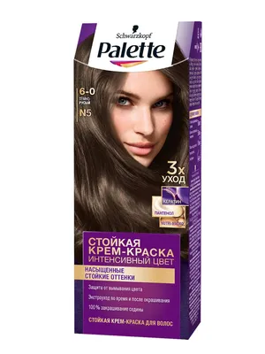Купить стойкая крем-краска для волос Palette N5 (6-0) 110 мл, цены на  Мегамаркет | Артикул: 100013204898