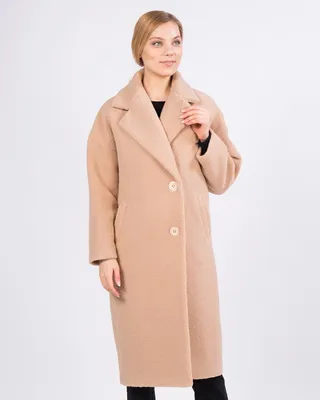 Купить пальто букле с украшением супер батал большой размер - женская  одежда батал | ПА-23469-0H