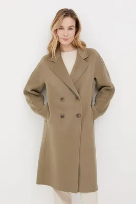 Купить Осенне-зимнее шерстяное пальто женское клетчатое шерстяное пальто  средней длины с овечьим мехом плюс бархатное теплое шерстяное женское пальто  с толстым капюшоном | Joom