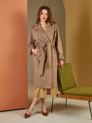 Купить женское пальто из 100% бэби сури альпаки, кашемира