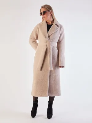 Пальто женское Louren Wilton K-00201 бежевое 42 RU - купить в Москве, цены  на Мегамаркет