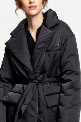 Пальто из плащевой ткани (стеганное) Beige | Belitsky Brand