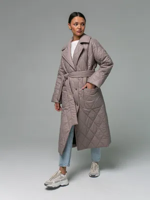 Женское пальто из плащевой ткани 17785 купить в интернет-магазине с  доставкой