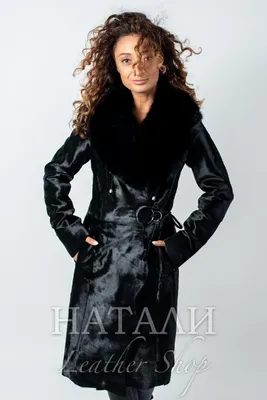 Уникальное пальто из пони с вышивкой, кружевом и перфорацией всего за 29900  рублей купить в «ЛедиАх!» артикул #003219