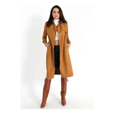 Купить Женское универсальное пальто из замши ягненка, зимнее бархатное  утолщенное пальто средней длины с мехом ягненка | Joom