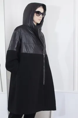 Пальто комбинированное с мехом норки 1950 купить в интернет-магазине с  доставкой