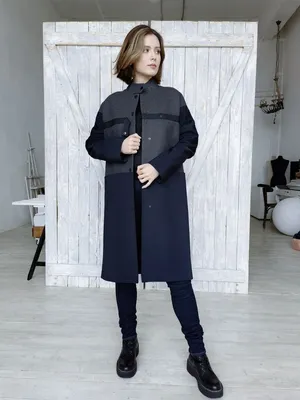 Комбинированное женское пальто ALVO - купить в интернет-магазине МОДА 365