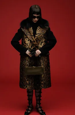Комбинированное пальто женское купить в Москве