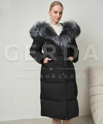 Кожаное зимнее пальто с мехом чернобурки - распродажа. Фото каталог и цены  на товар в Москве.