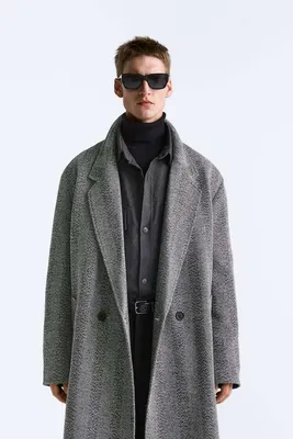 Пальто в рисунок-елочку — Mango, акция действует до 1 апреля 2019 года |  LeBoutique — Коллекция брендовых вещей от Mango — 4791382