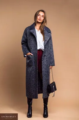 Пальто женское длинное с поясом Nexx купить оптом недорого