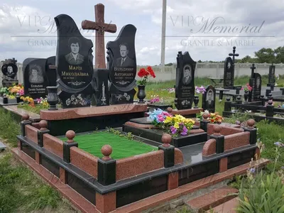 Купить Двойной Памятник Из Гранита | VIP-Memorial